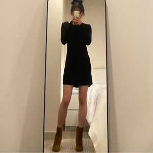 Armani Exchange black knit dress mini dress